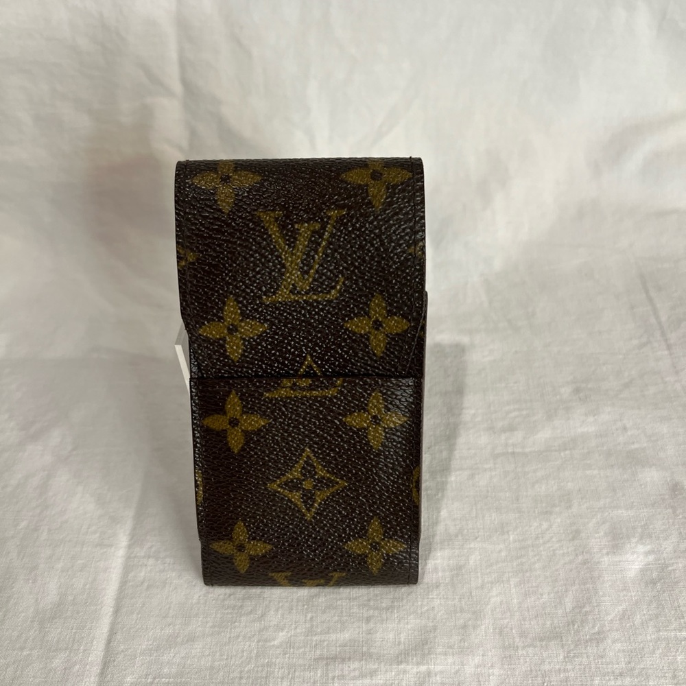 AUTHENTIC VINTAGE LOUIS VUITTON MONOGRAM ETUI CIGARETTE/CIGAR CASE POUCH